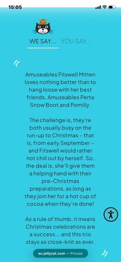 New Season JELLYCAT Amuseables Fitswell Mitten