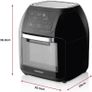 Multifunctional Digital Air Fryer+ Rotisserie, Dehydrator, Convection Oven, 17 Touch-screen Presets, Fry, Roast, Dehydrate & Bake, Auto Shutoff, Accessories Included, XL 10L Family Size, Black (FREE POSTAGE) Image 2