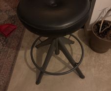 IKEA sit/stand desk stool leatherette