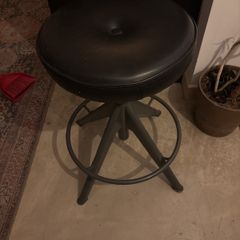 IKEA sit/stand desk stool leather