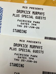 Dropkick Murphys tickets