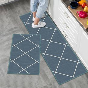 NEW SALE | Anti Slip Kitchen Rug Set: the anti-slip backing holds the pad in place; no more worries about slipping or scratching the floor; NOTE: please do not place it on wet floors. Comfort Kitchen Mats: microfiber material surface is soft to touch, no 