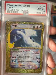Lugia PSA GEM MT 10 | Pokemon 30th Celebration | Classic Collection