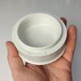 201 - Antique Vintage Chemist Stoneware Medicinal Cream Jar Pot Image 4
