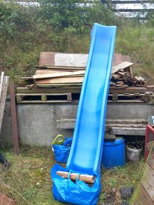 Slide and some accessories for DIY playhouse or replacement