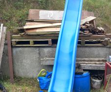 Slide and some accessories for DIY playhouse or replacement