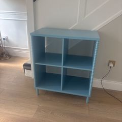 Blue storage unit - fits ikea or large baskets perfect