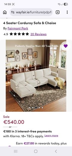 brand new sofa