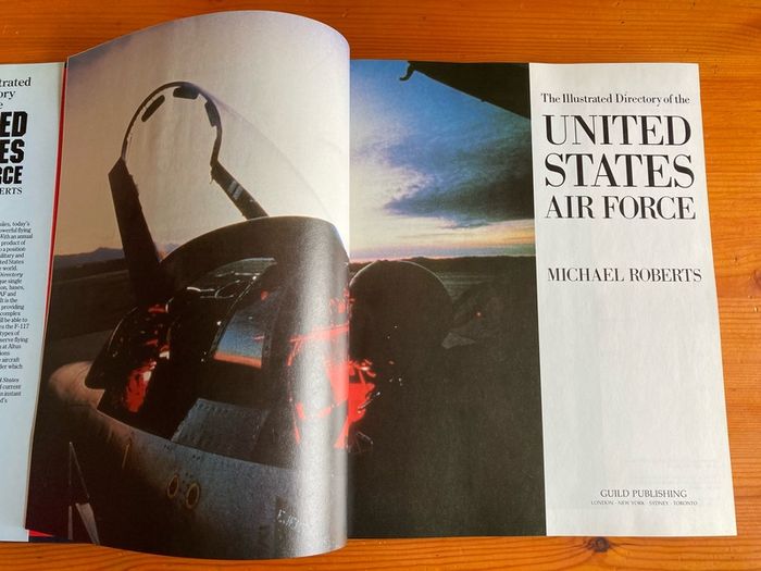 Military book:'The Illustrated Directory of the United States Air Force'