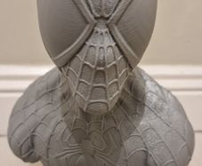 3D Printed Statue Bust (Unpainted) - Spiderman