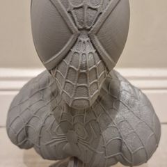 3D Printed Statue Bust (Unpainted) - Spiderman