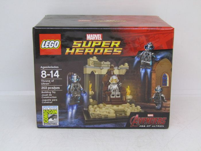Lego Sdcc Comic Con 2015 Throne Of Ultron Number 896 New Sealed Box Marvel Avengers Limited Edition Number 896 of 1000