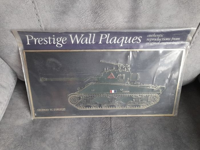 Prestige Wall Plaques Sherman VC (Firefly). New. Free Postage!