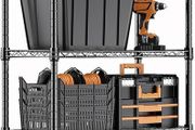1250 lbs Storage Shelving Utility Shelving Unit 5-Tier Utility Shelving Unit Steel Organizer Wire Rack for Home,Kitchen,Office 35 x 60 x 158.7 cm