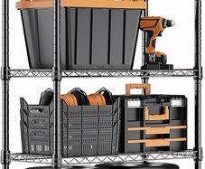 1250 lbs Storage Shelving Utility Shelving Unit 5-Tier Utility Shelving Unit Steel Organizer Wire Rack for Home,Kitchen,Office 35 x 60 x 158.7 cm