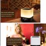 Wireless Bluetooth Speaker with Touch Control Bedside Lamp,Alarm Clock,MP3,Portable Smart LED Touch Sensor Table Lamp Dimmable RGB Multi-Color Changing Night Lights Image 6