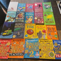 a big collection of David Walliams' books