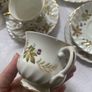 Vintage Tea/Coffee and Cake Set, 21 Pieces - Old Foley "Enchanted", by James Kent Ltd. England Image 7