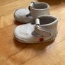 Kickers white leather christening baby booties 0-9 months Image 5