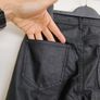 Dunnes Stores Black Coated Leather-Look Skinny Jeans Image 2