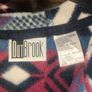 Purple and blue Vintage Aztec print hooded fleece  med to large Image 7