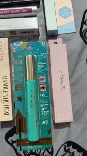 Lumene and hair brush lash & brow serum and mascaras from milk makeup, Laura mercier, KvD, beauty pie, Plouise, wander beauty? Milani, milliefee, 2aN