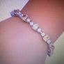 Silver Morganite Tennis Bracelet Image 4