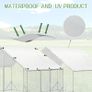 2 PCS Outdoor Waterproof and UV Chicken Coop Cover with 40 Piece Ball Bungee Cord Waterproof and Sunproof Enclosure Chicken Coop Tarp for Outdoor Large Walk in Pens Image 3