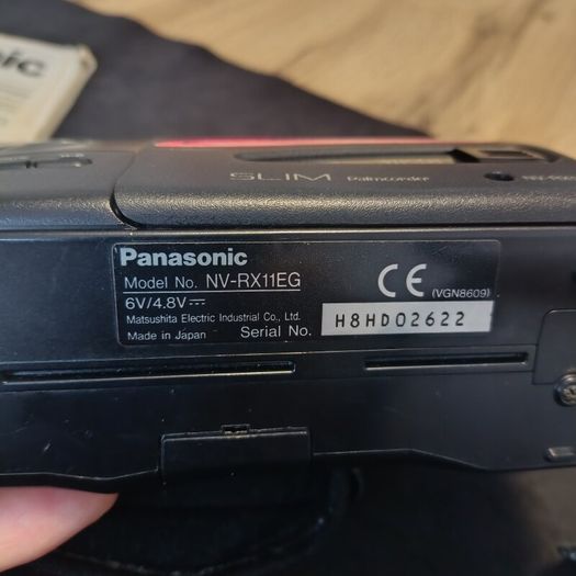 Panasonic RX11 Palmcorder VHS-C Camcorder 21x Zoom