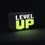 Paladone Level Up Light with Sound  Retro Pixel Design 12cm  Gaming LED Desk Lamp Collectible Image 3