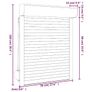 Roller Shutter Aluminium 70x100 cm White Image 7