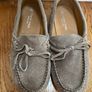 Grey Suede moccasin shoes Image 2