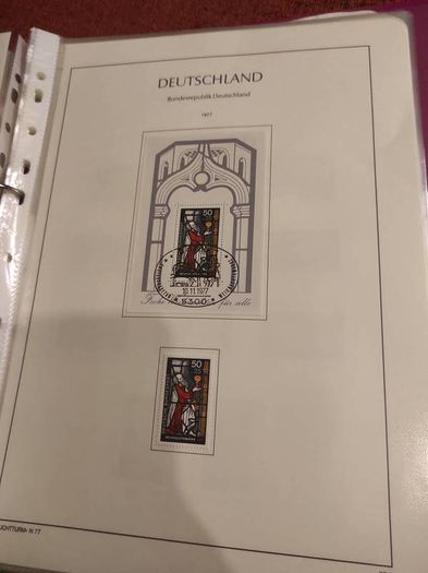 GERMANY 1975-82 album with stamps