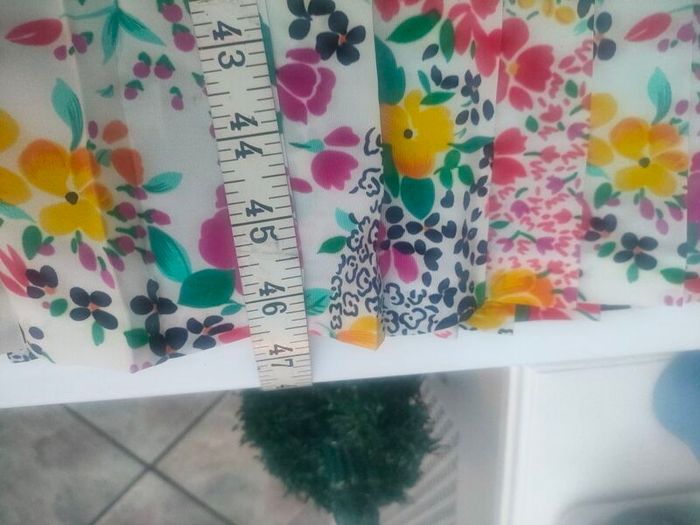 Vintage French floral dress