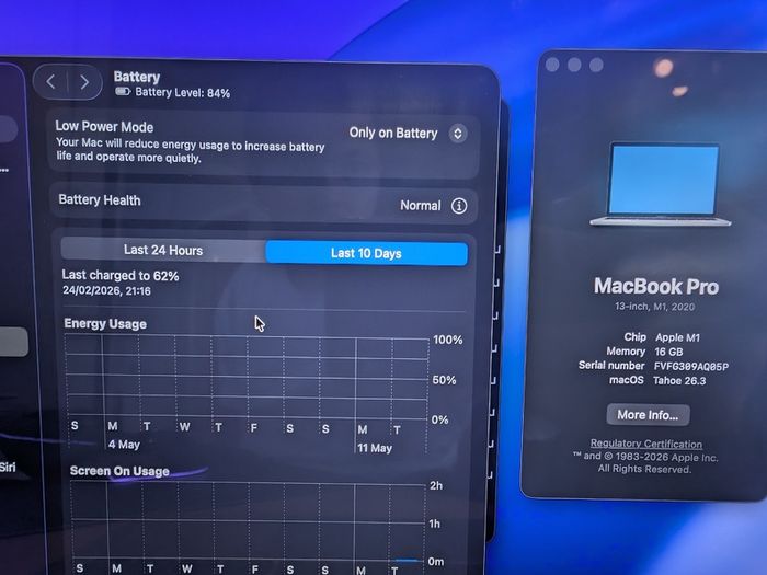 Macbook Pro M1 13" 16gb 512 Ssd