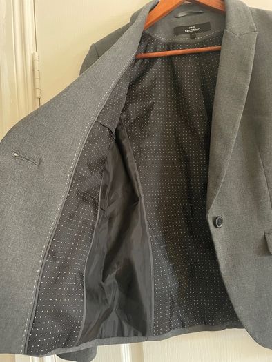 Navy Tailoring charcoal grey blazer, size 10