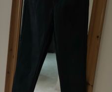 Mango Kids Black Coated Faux Leather Look Jeans - Size XS / Teen