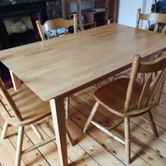 Dining Table + 4 Chairs