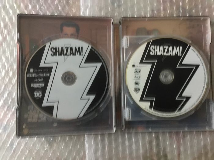 Shazam 4K  +3D Steelbook Limited Edition 4 Discs Dolby Atmos Dolby Vision