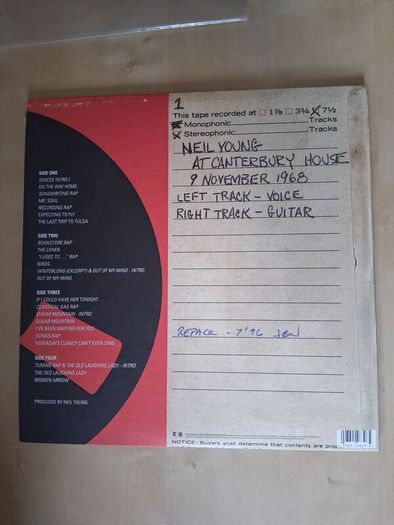 Neil Young Sugar Mountain 200g Original