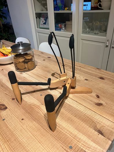 Kinsman Wooden Folding Guitar Stand A-Frame