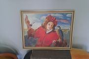 Vintage Acrylic Painting