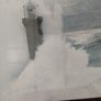 Large framed lighthouse picture Image 2
