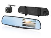 New DVR F600 4.5 Inch Full HD Video Mirror Car Front Rear Camera Mic # 1546