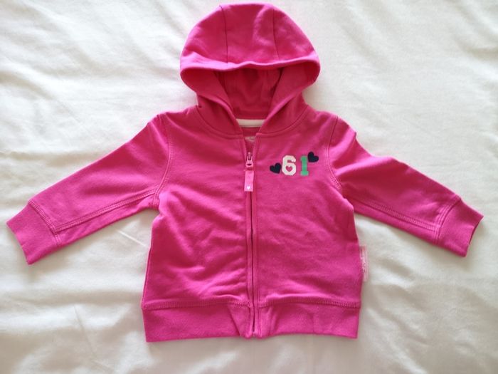 Mothercare Baby Girl Pink Zip-up Hoody