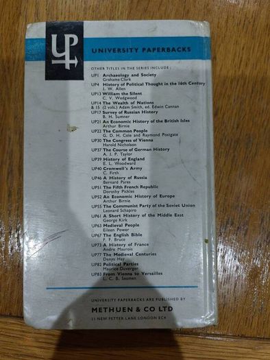 A History of Ireland by Edmund Curtis (1961 University Paperbacks Edition