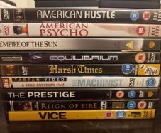 Christian Bale DVD Collection Bundle Vice The Prestige Machinist American Psycho Etc
