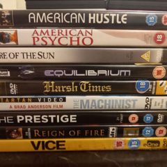 Christian Bale DVD Collection Bundle Vice The Prestige Machinist American Psycho Etc