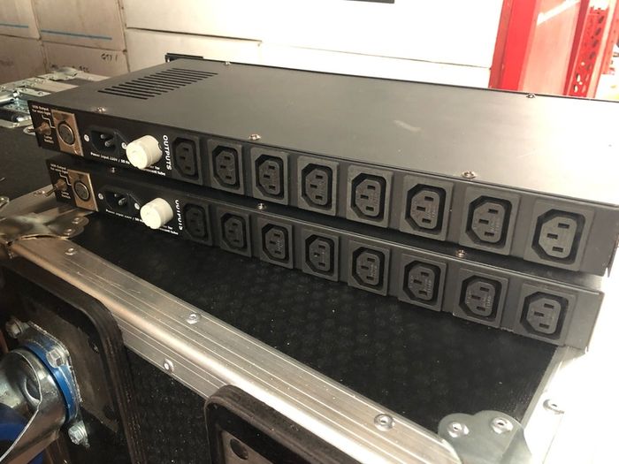1  Dap Audio PDU-10 Power Distribution Unit with rack light rack mount IEC outputs, as new