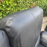 New 3+2+1 Grey Or Black Leather Recliner Sofa Sets Image 4